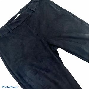 Black Suede pants
